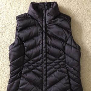Women’s Purple North Face Vest, Size XS